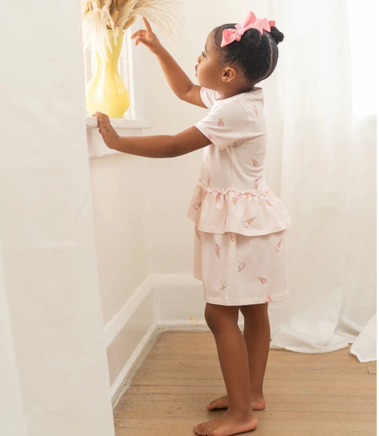 Livly – Ice Cream Lilly Dress nattkjole – Rosa – Jente – 3-7 år