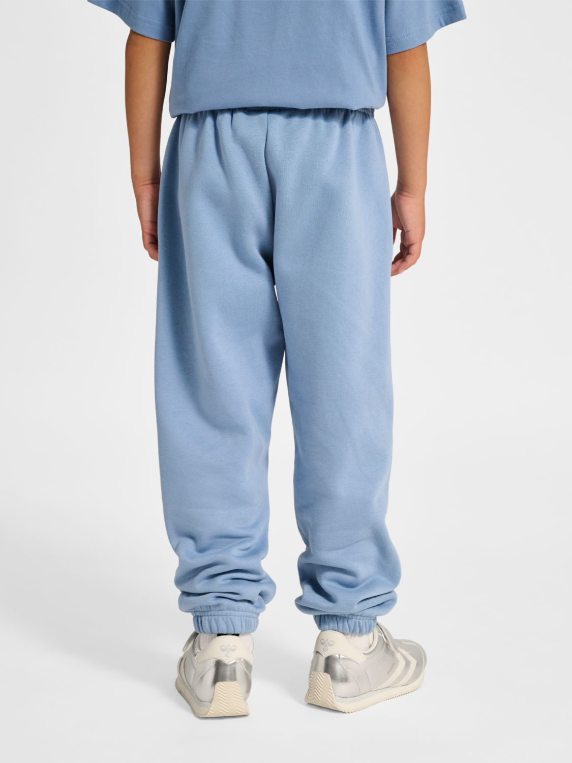 Hummel – Loose Sweatpants med brodert logo – Blå – Gutt – 6-11 år
