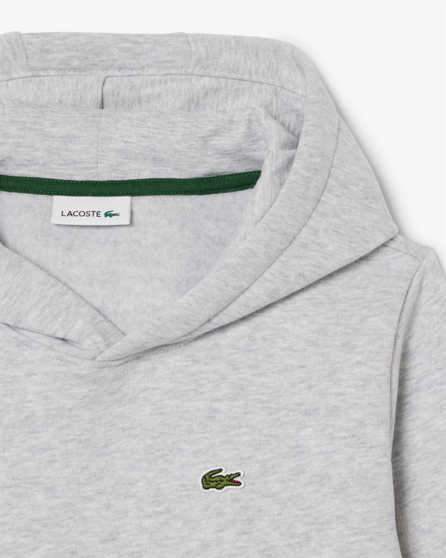 Lacoste - Hoodie - Grå - Unisex - 10-16 år