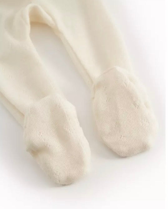 Marmar - Pixa wool pointelle - Jente - Off White - 50-74 cm