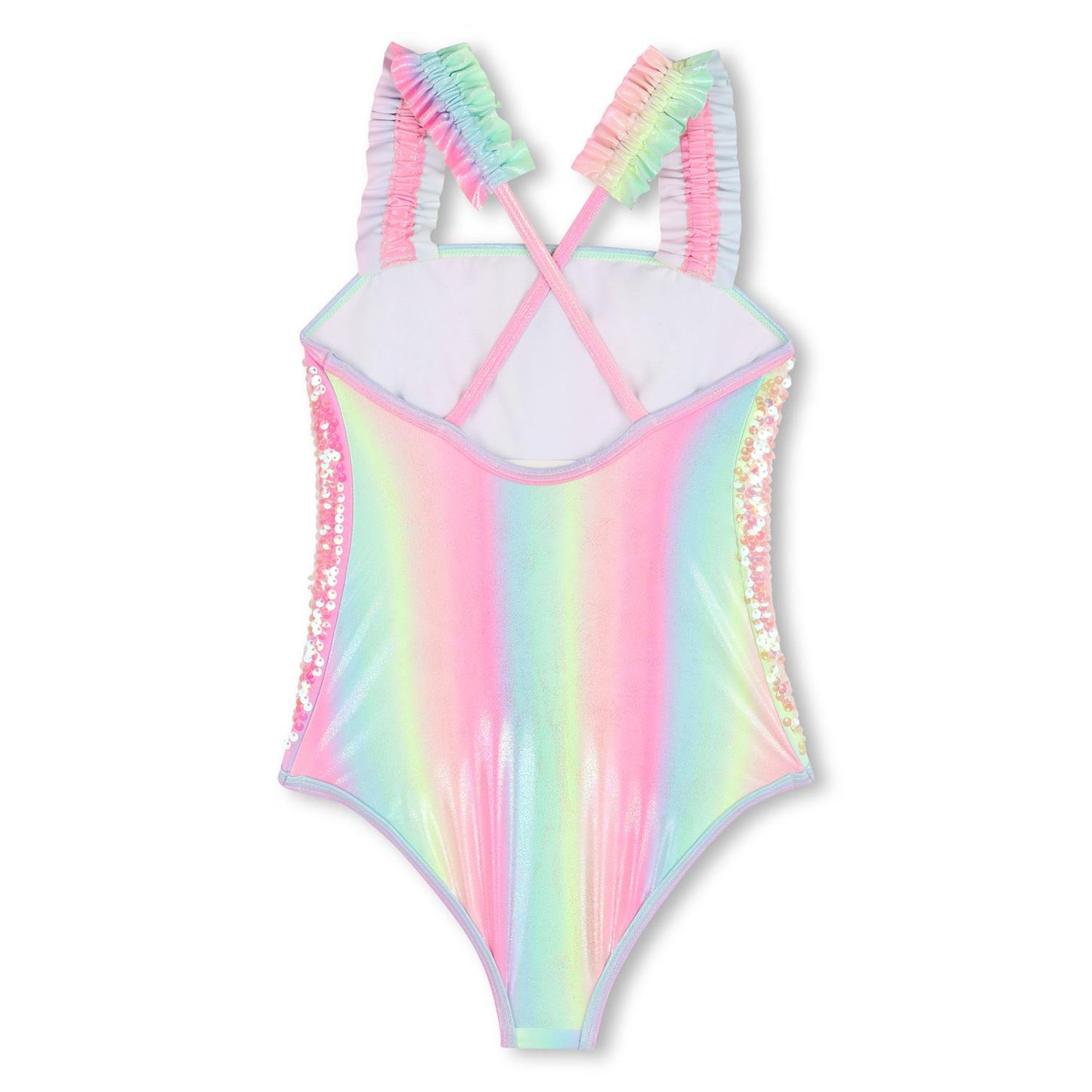 Billieblush – Badedrakt med paljetter – Flerfarget – Jente – 4-10 år