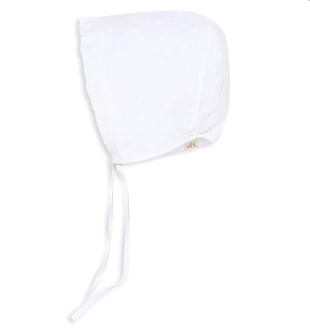 MP – Anne Kyse med rysjekant – Hvit – Jente – 0-2 år