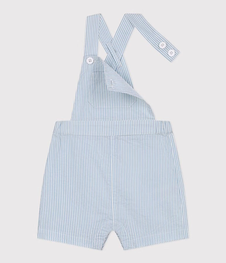 Petit Bateau – Shorts med striper – Blå – Gutt – 0-2 år
