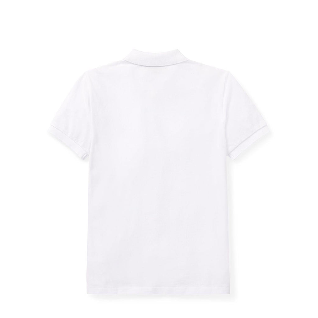 Polo Ralph Lauren – Piquet-T-skjorte – Hvit – Gutt – 6-20 år