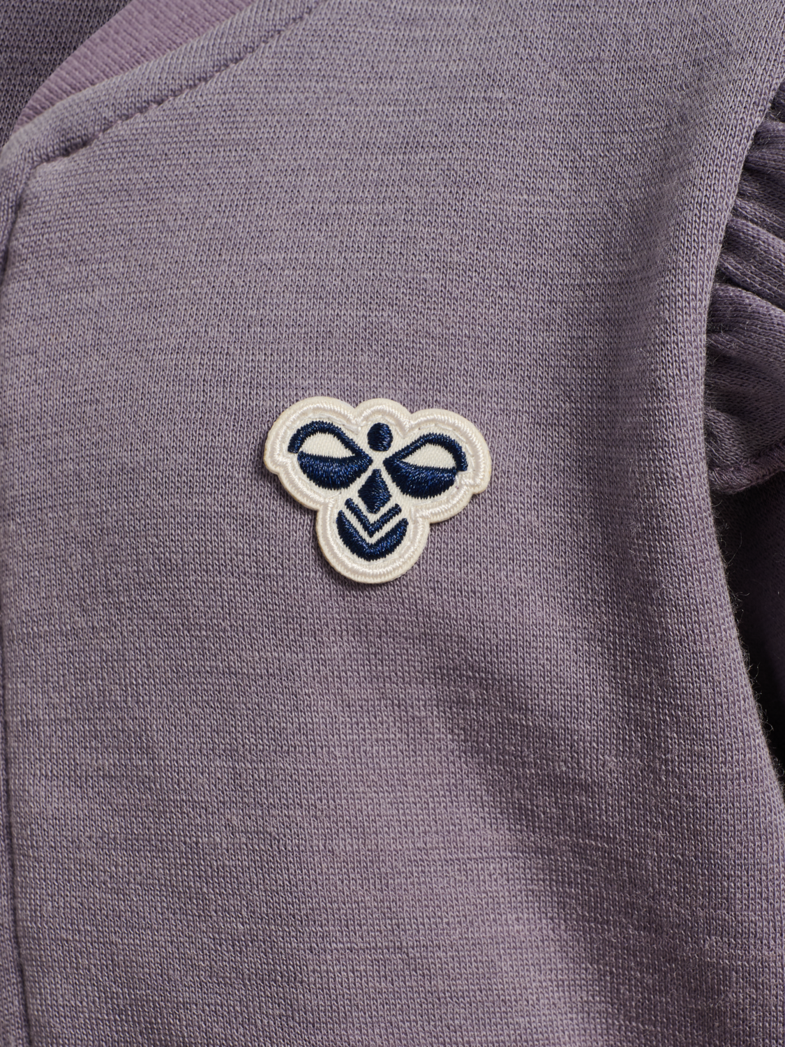 Hummel - Mini Wool Zip Jacket Bee - Lilla - Jente- 1-8 år