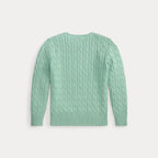 Polo Ralph Lauren – Flettegenser med brodert hest – Grønn – Gutt – 8-20 år