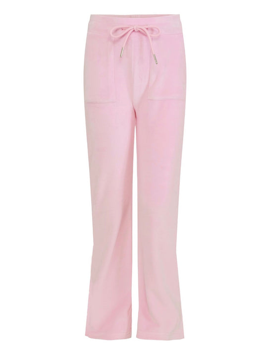 Vilje & Ve - Hermine Velour Bukse - Blush Rose - Jente - 4-12 år