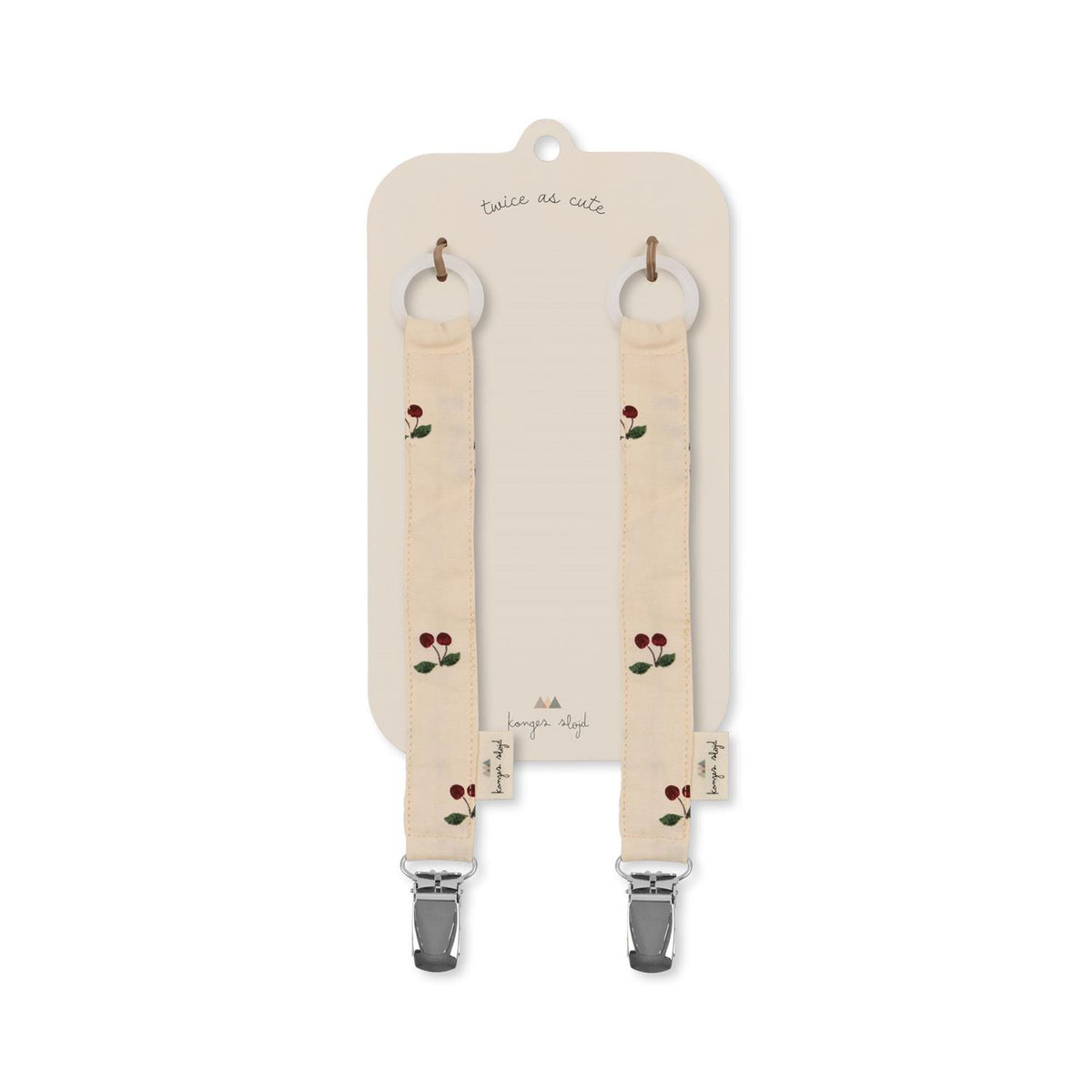 Konges Sløjd - 2 pk smokkesnor