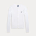 Polo Ralph Lauren – Flettestrikket cardigan – Hvit – Jente – 4-6 år
