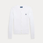 Polo Ralph Lauren – Flettestrikket cardigan – Hvit – Jente – 4-6 år