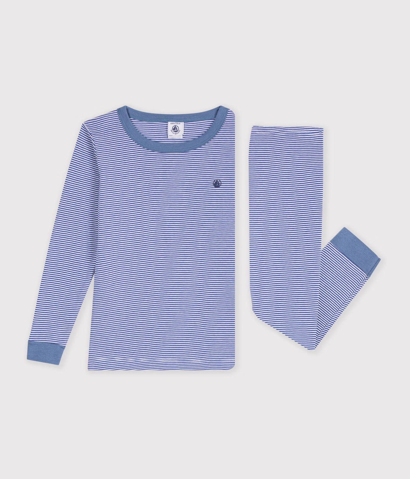 Petit Bateau - Pyjamas - Striper - gutt - 4-12 år