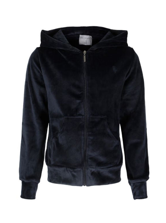 Vilje & Ve - Hermine Velour Jacket - Midnight Blue - Jente - 4-12 år