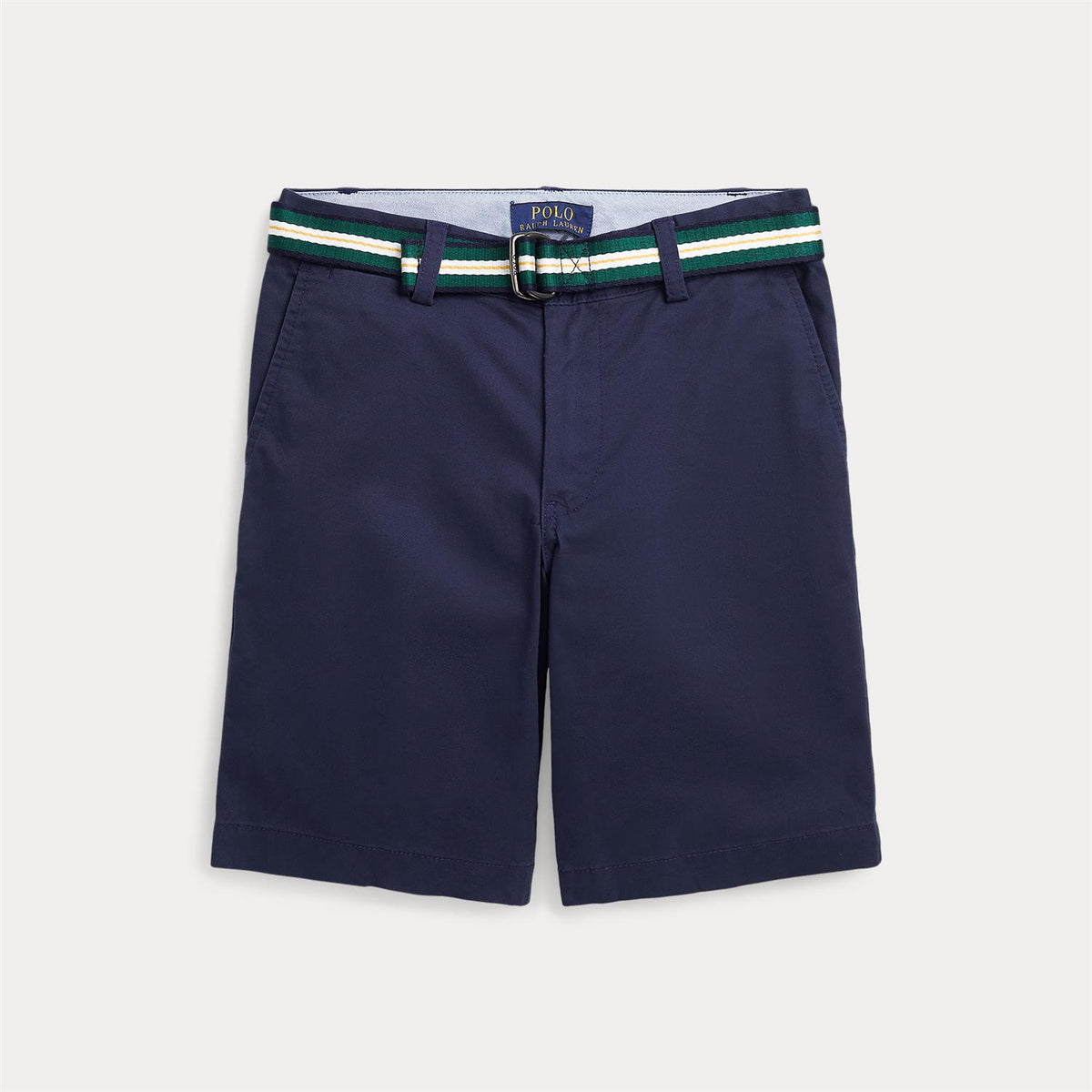 Polo Ralph Lauren – Chinoshorts med belte – Blå – Gutt – 8-20 år