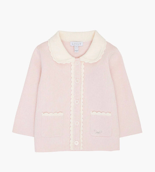 Livly - Jules Cardigan  - Rosa -  Jente - 9mnd - 7 år