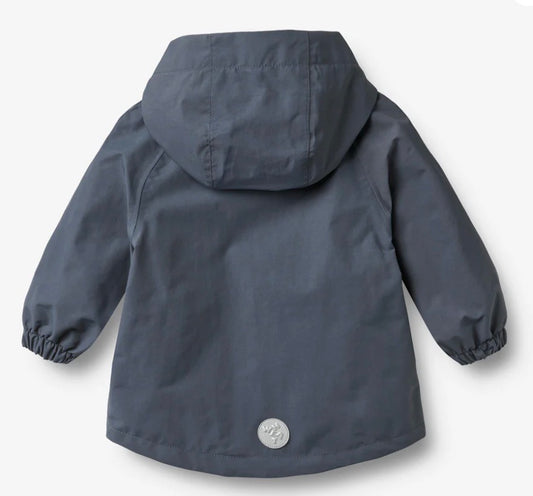 Wheat - Sveo Tech Jakke - Blå/Grå - Gutt - 74-92 cm