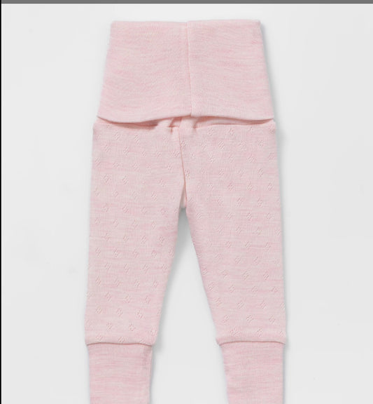 Lillelam - Bukse  - Mini - Pointelle - lys rosa -  Girl  - 44-74 cm