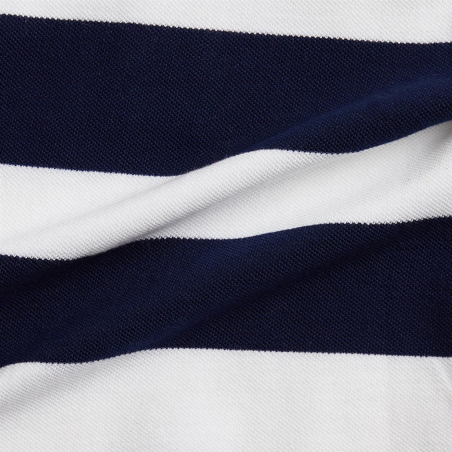 Ralph Lauren - Piquet - Striper - Cotton - Gutt - 9-12 mnd