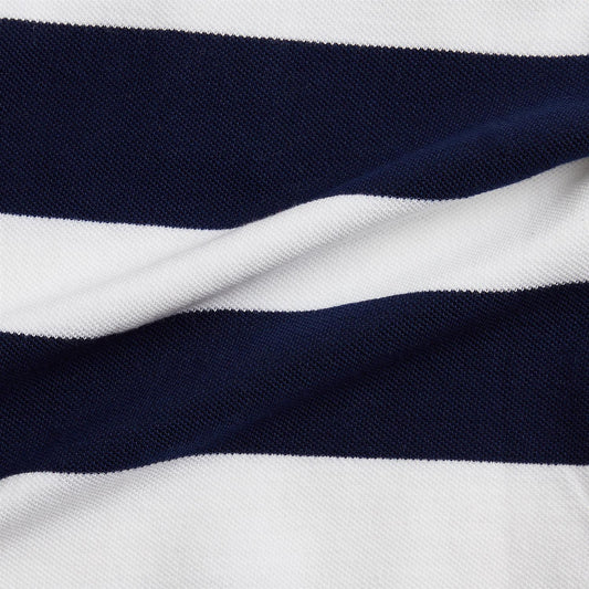 Ralph Lauren - Piquet - Striper - Cotton - Gutt - 9-12 mnd