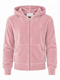 Vilje & Ve - Hermine Velour Jacket - Soft Pink - Jente - 6-12 år