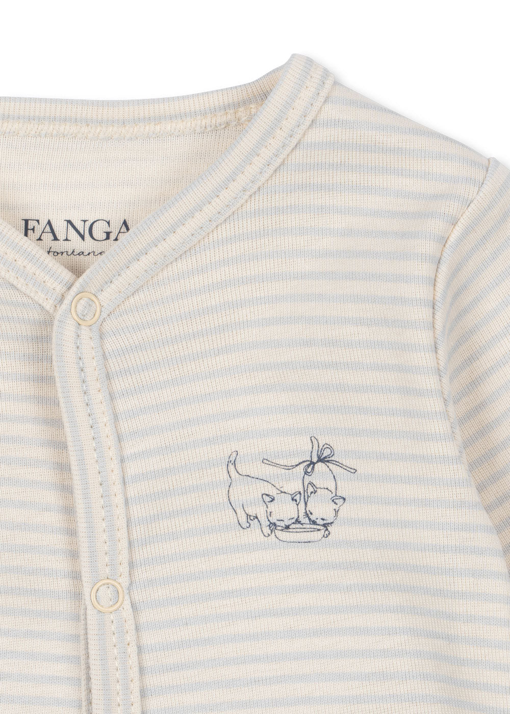 Fanga Fontana -heldrakt - hvit/blå - gutt - 0-18 mnd