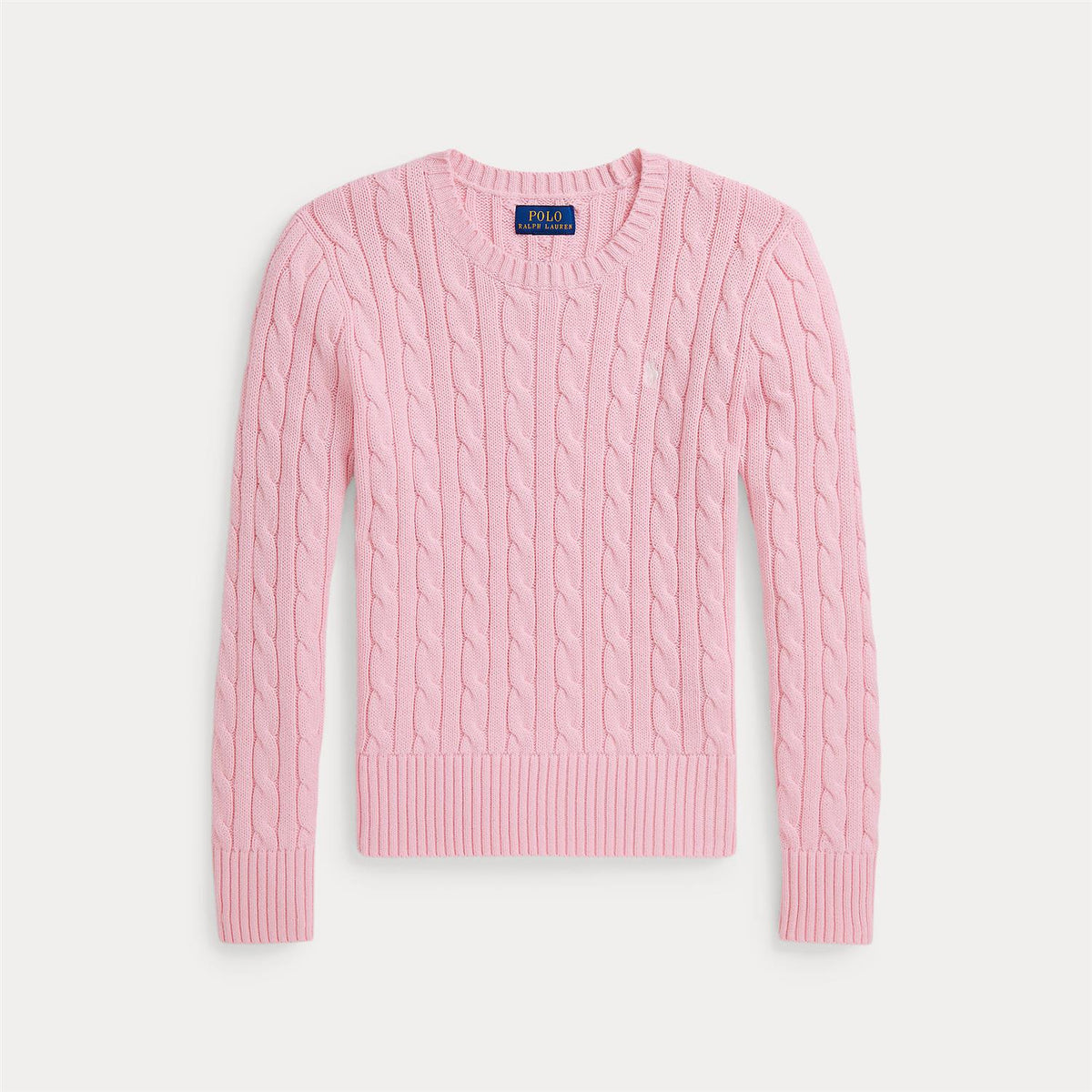 Polo Ralph Lauren – Flettegenser med rund hals – Rosa – Jente – 8-16 år