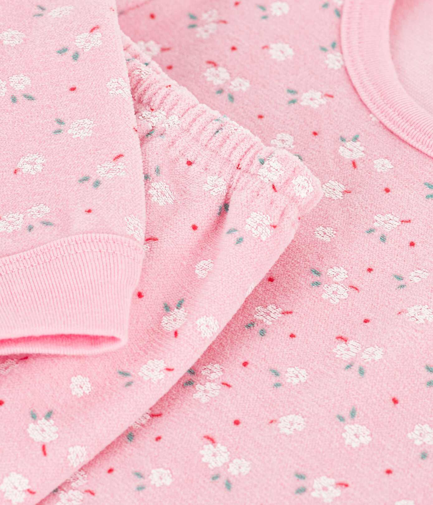 Petit Bateau - Pyjamas - Rosa - Jente - 4-12 år