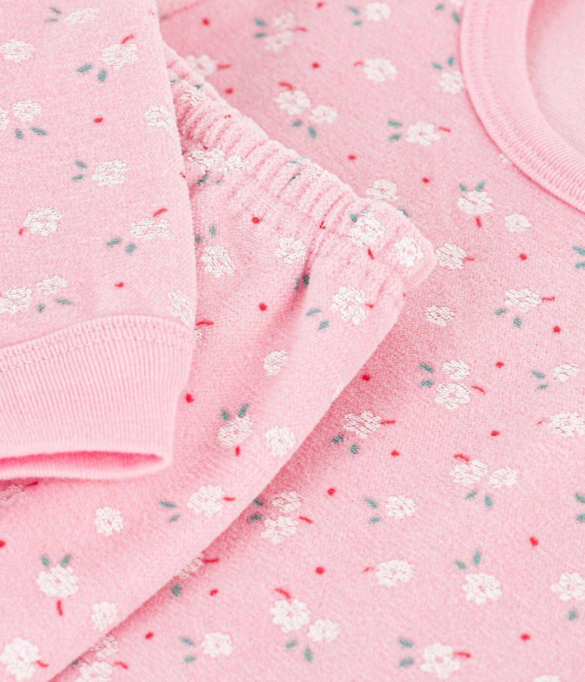 Petit Bateau - Pyjamas - Rosa - Jente - 4-12 år
