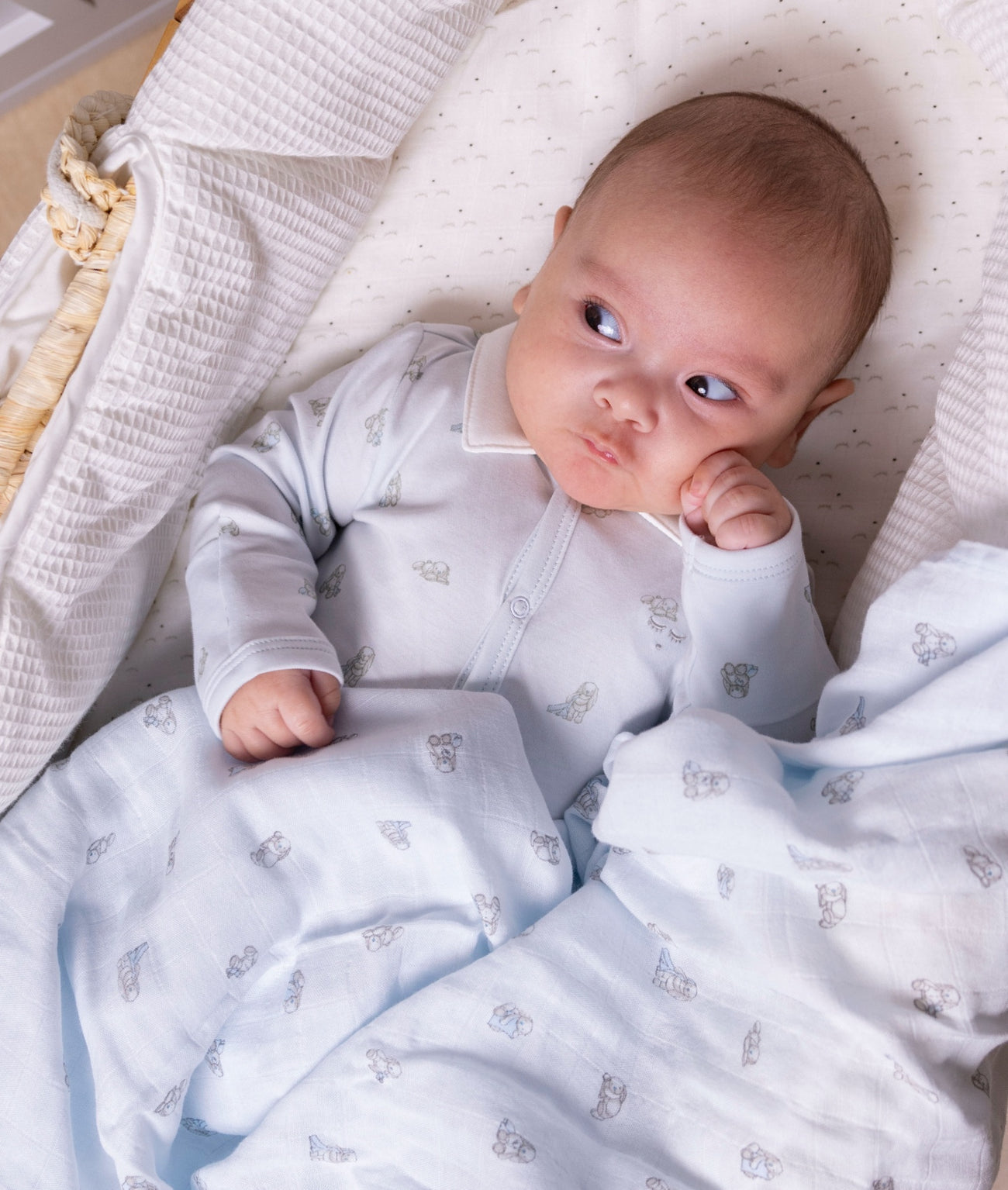 Livly - Remi Footie - Blå - Gutt - 0-6 mnd