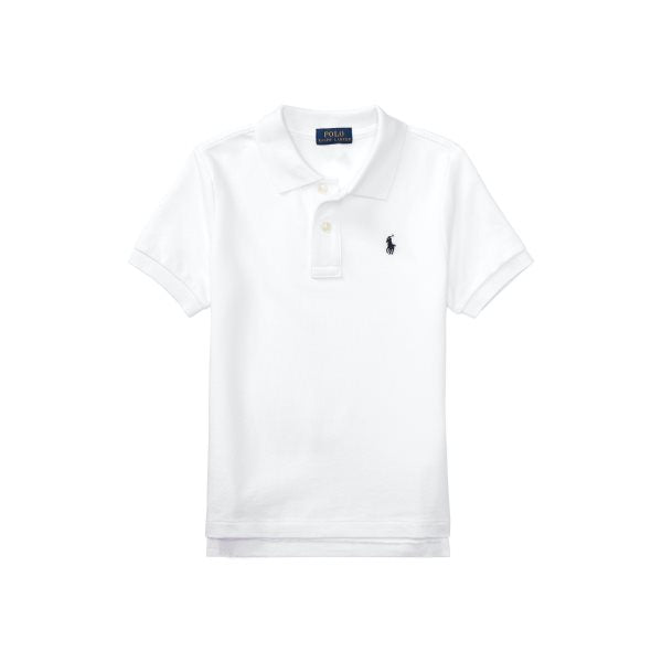 Ralph Lauren - Piquet T-skjorte - Hvit - Gutt - 2-7 år