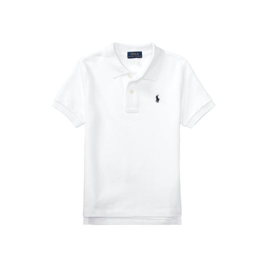 Ralph Lauren - Piquet T-skjorte - Hvit - Gutt - 2-7 år