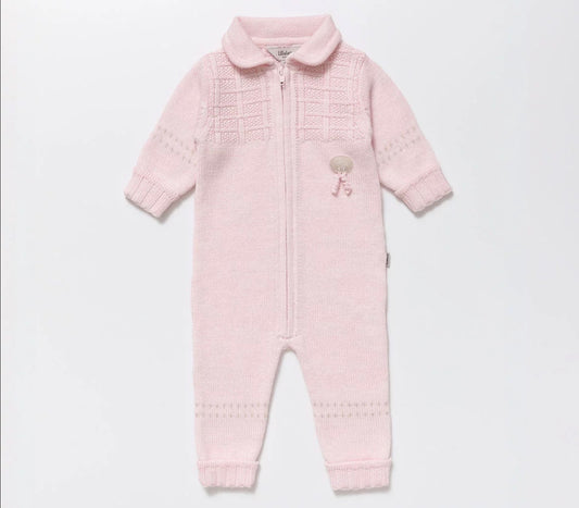 Lillelam – Sparkedress med glidelås og brettbare ermer – Himmelrosa – Jente – 0-1.5 år