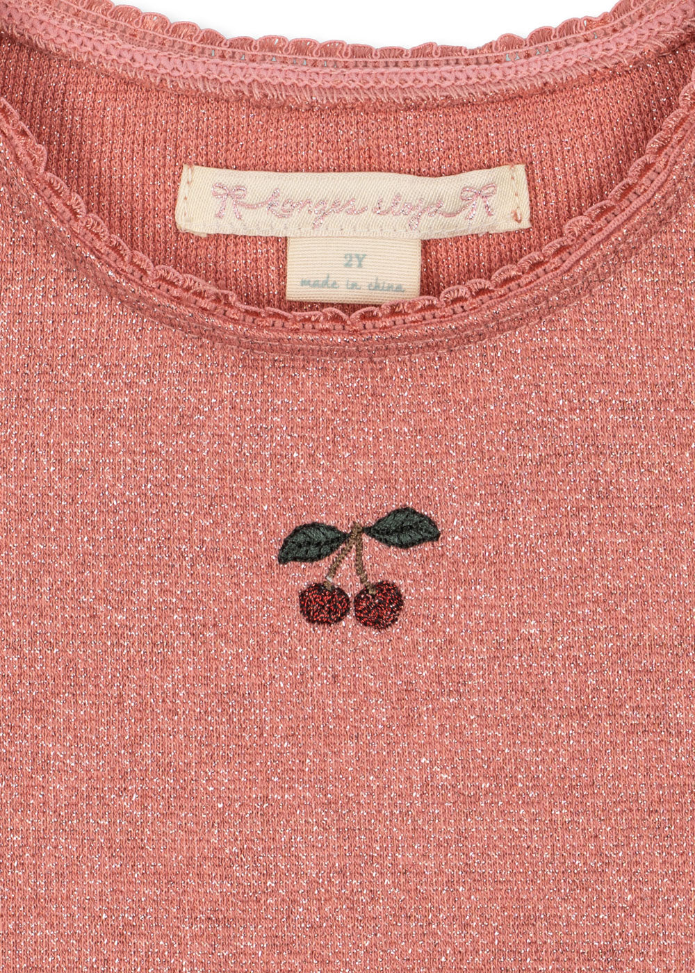 Konges Sløyd - Roli Glitter Blouse - Rosa - Jente - 1-10 år