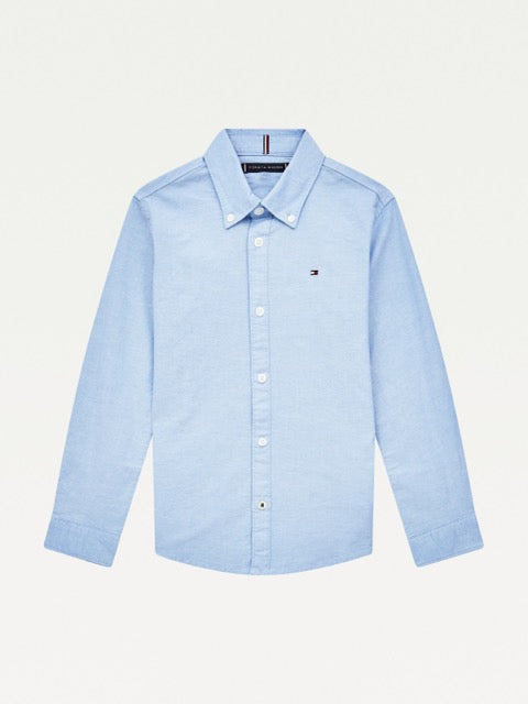 Tommy Hilfiger - Skjorte - Lyseblå - Gutt - 8-16 år
