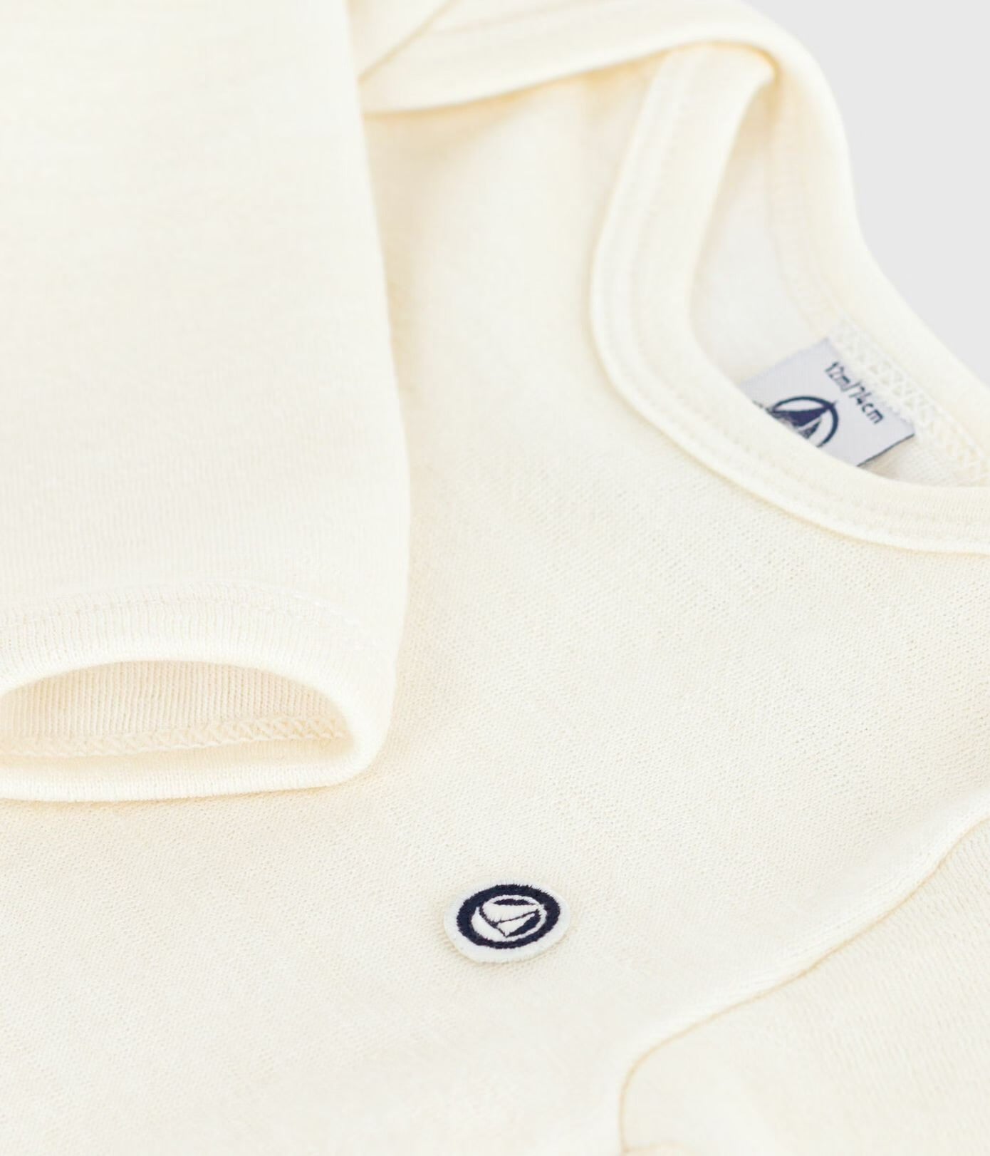 Petit Bateau - Ullbody - Offwhite - Unisex - 3-36 mnd