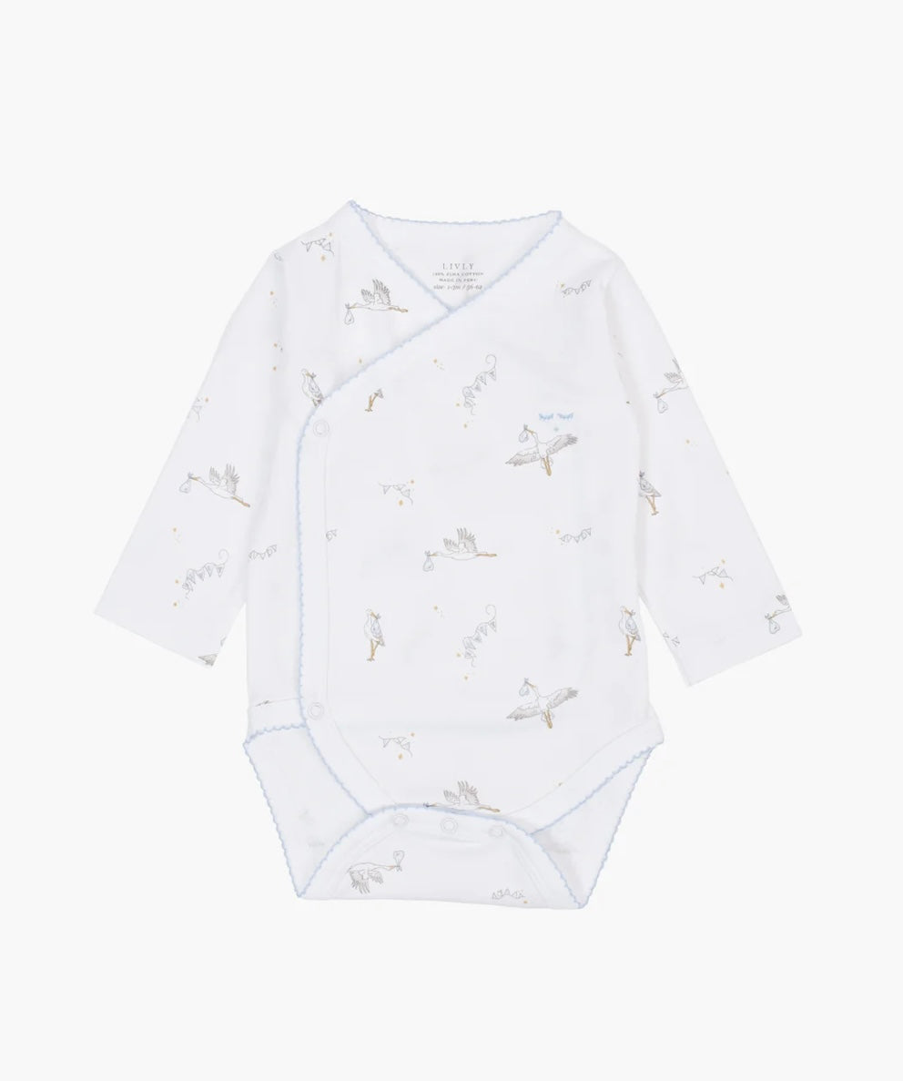 Storks Crossed Body Blue