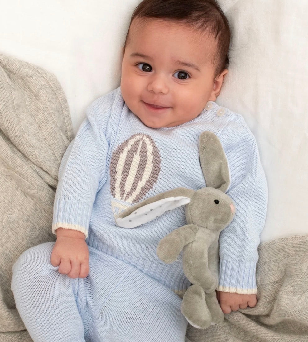 Livly - Air Balloon Sweater - Gutt - Blå -  3-18 mnd