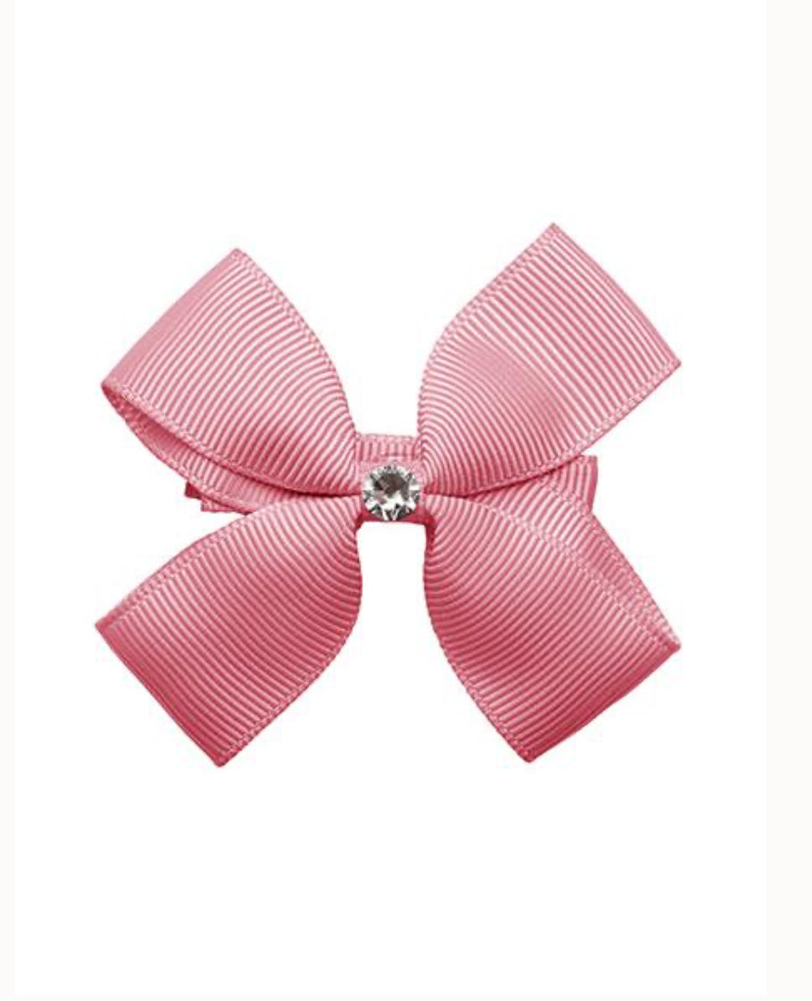 Prinsessefin – Ripsbåndsløyfe med glitterkant – Rosa – Jente – One size