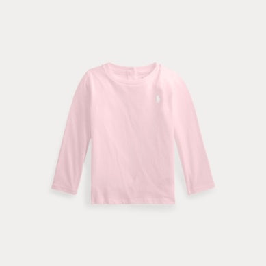 Polo Ralph Lauren – Genser med knepping bak – Rosa – Jente – 1-2 år