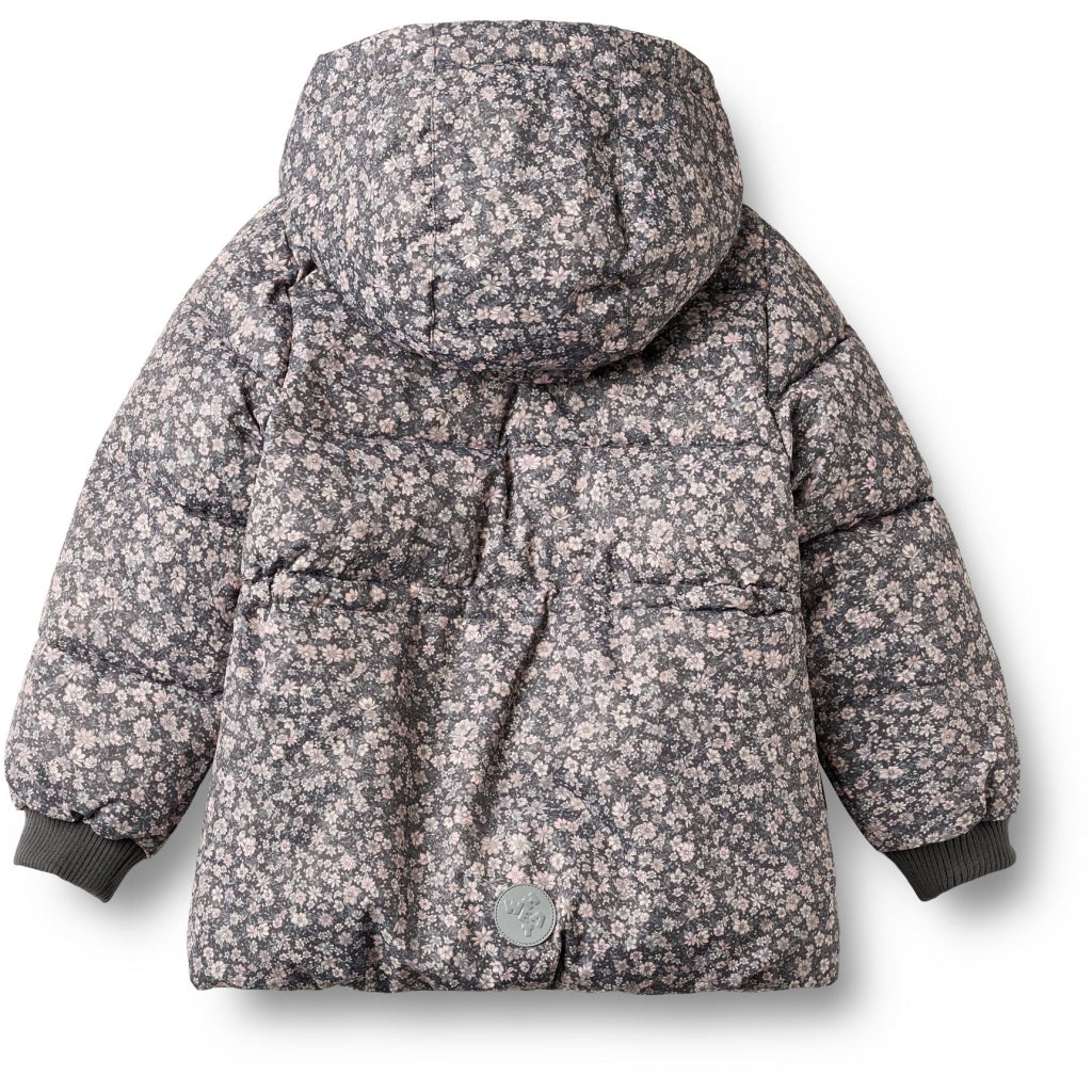Wheat - Puffer jacket Eli - Blomstret  - Jente - 4-12 år