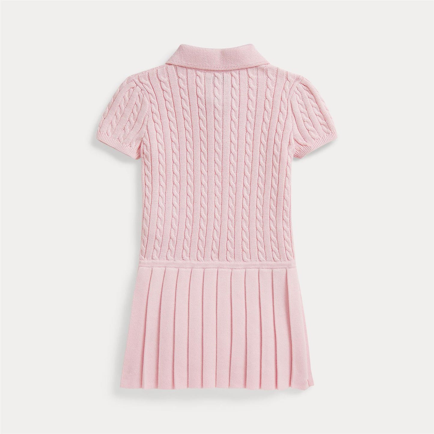 Polo Ralph Lauren – Flettet kjole med hest – Rosa – Jente – 1-2 år