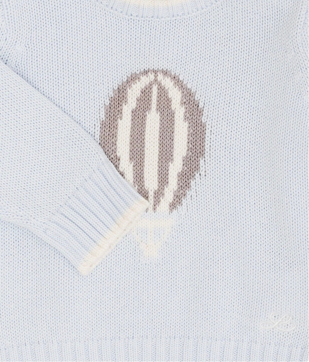 Livly - Air Balloon Sweater - Gutt - Blå -  3-18 mnd
