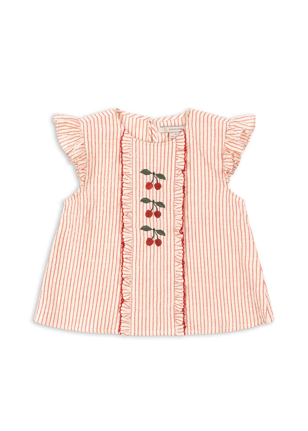 Konges Sløjd - Ellie Frill Top - Rosa - Jente - 2-8 år