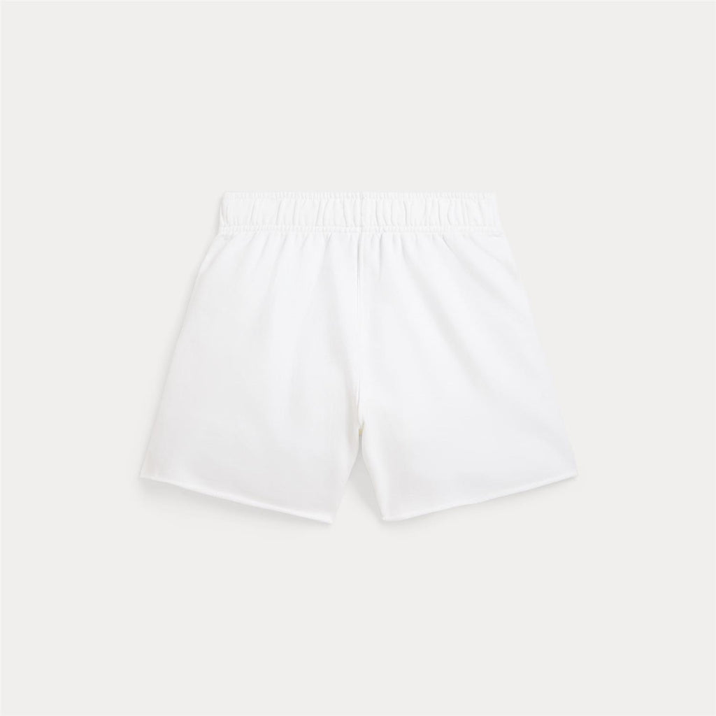 Polo Ralph Lauren – Collegeshorts med flagglogo – Hvit – Jente – 8-16 år
