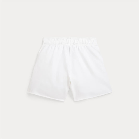Polo Ralph Lauren – College Shorts med flagglogo – Hvit – Jente – 8-16 år