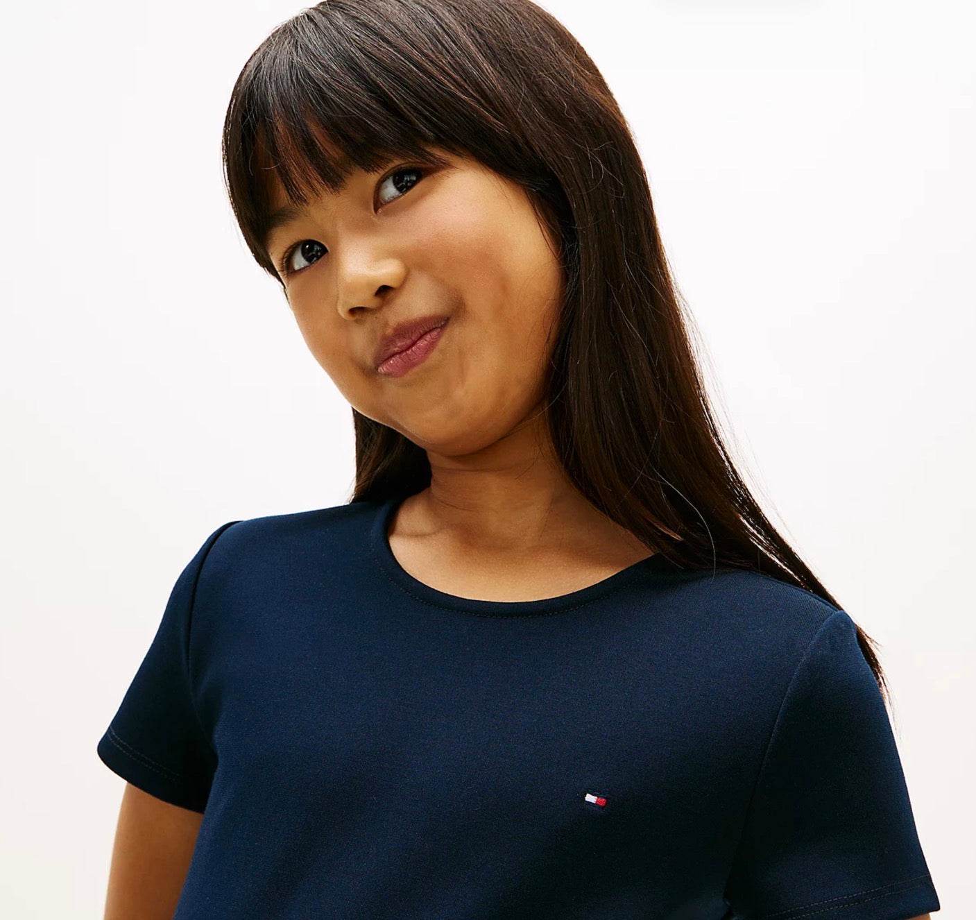 Tommy Hilfiger - Kjole - Blå - Jente - 4-16 år