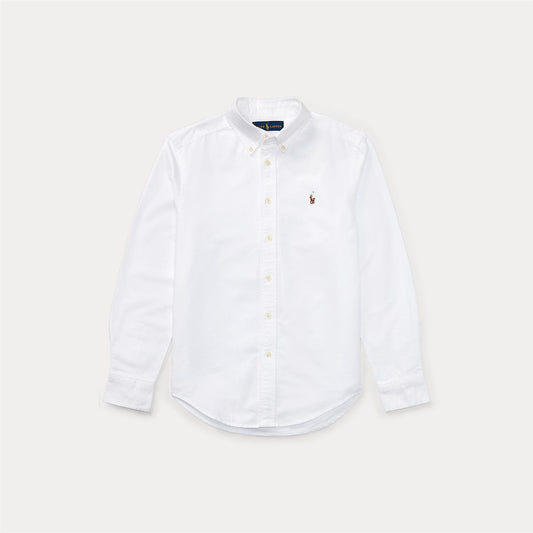 Polo Ralph Lauren - Oxford skjorte - Hvit - Gutt - 8-20 år