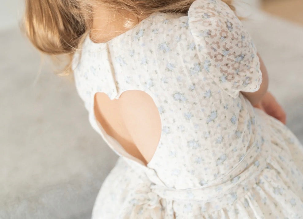 Livly - Florala Alicia dress  - Offwhite - Jente - 1-8 år