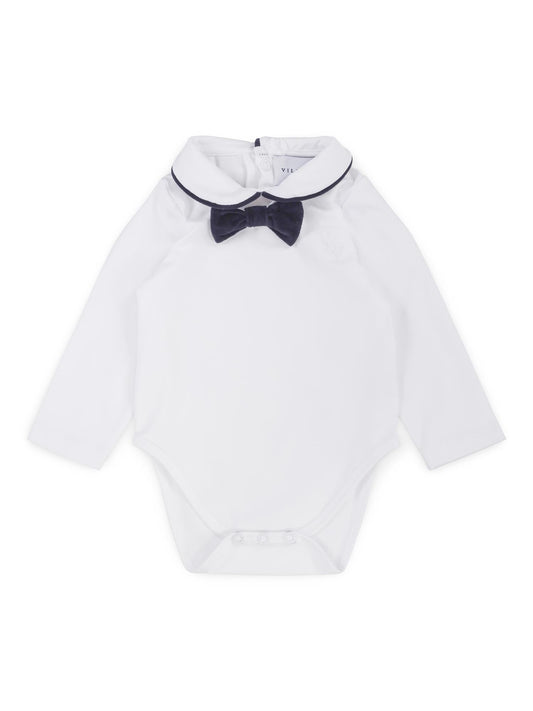 Vilje& Ve - Billie Body - Hvit - Sløyfe - str.62-92 cm