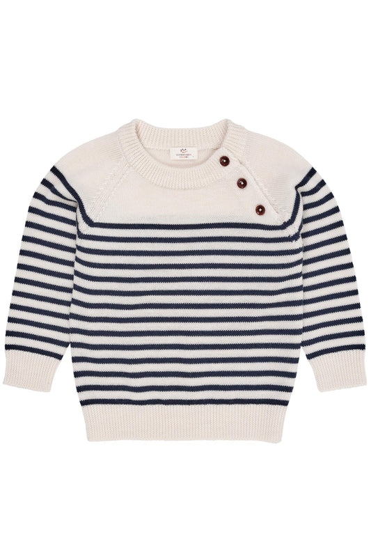 Merino Classic Striped Pullover