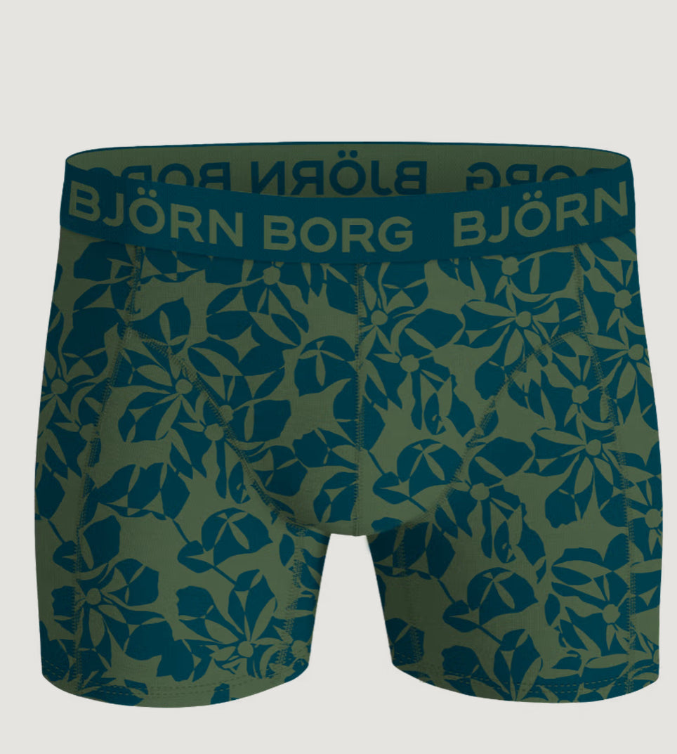 Bjørn Borg – 3-pakning boksere med logo – Grønn – Gutt – 9-15 år